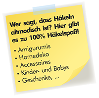 häkeln - das MaschenMagazin - Wer sagt, dass Häkeln altmodisch ist? Hier gibt es zu 100% Häkelspaß