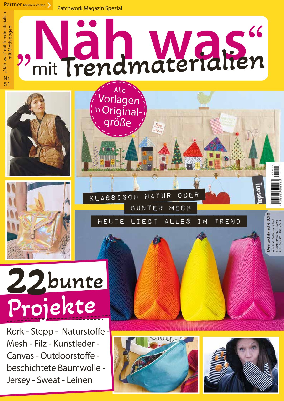 Cover Näh was mit Trendmaterialien