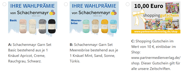 2 Jahresabo HM Wahlprämie