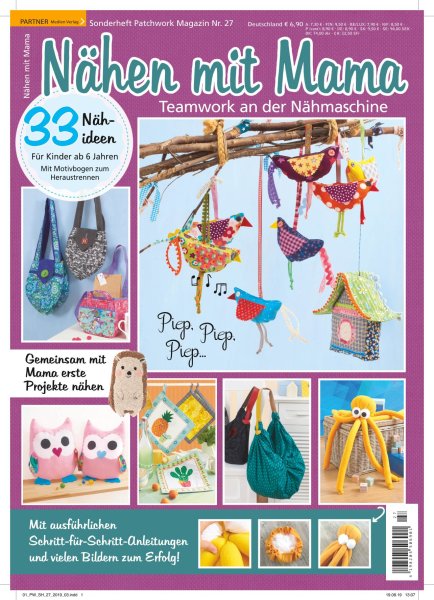 Nähen mit Mama - Patchwork Magazin Sonderheft 27/2019 Printausgabe