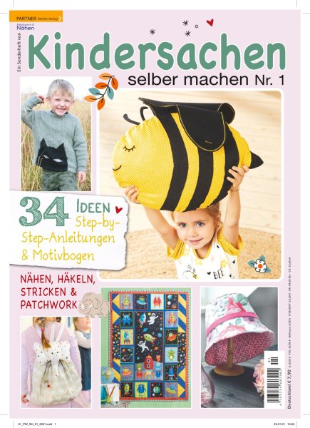 Kindersachen selber machen - Patchwork & Nähen Sonderheft 01/2021 Printausgabe