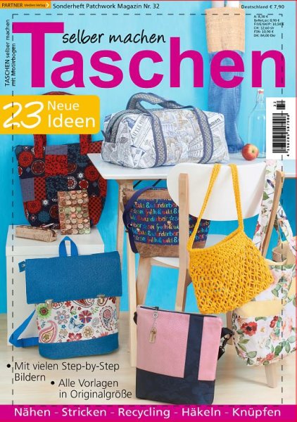 Taschen selber machen - Patchwork Magazin Sonderheft 32/2021 Printausgabe