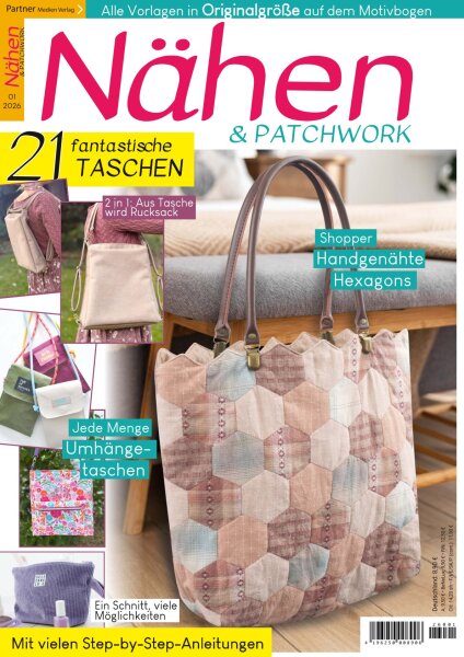 Nähen und Patchwork 01/2026 - Taschen
