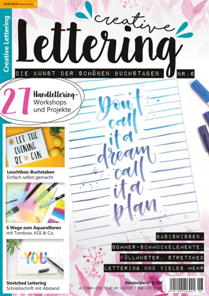 Creative Lettering 6/2018 RESTLOS VERGRIFFEN !!!