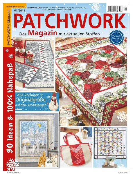 Patchwork Magazin 1/2019 Printausgabe