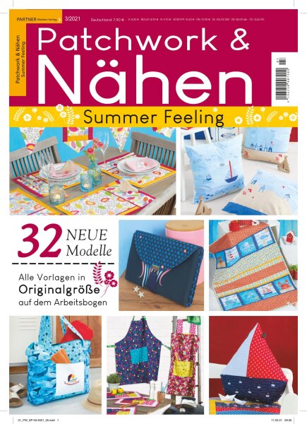 Patchwork und Nähen 3/2021 -Summer Feeling
