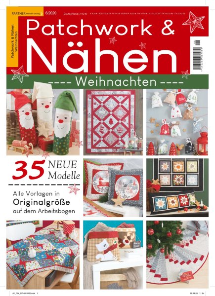 Patchwork und Nähen 6/2020 - Weihnachten Printausgabe oder E-Paper