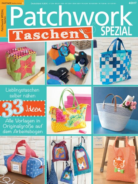 Patchwork und Nähen 4/2017 - Taschen Printausgabe oder E-Paper