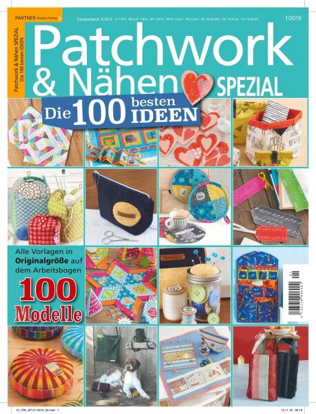 Patchwork und Nähen 1/2019 - Die 100 besten Ideen