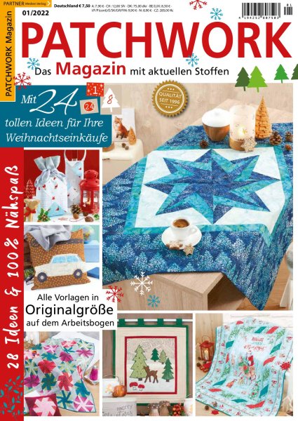 Patchwork Magazin 1/2022 Printausgabe oder E-Paper
