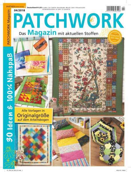 Patchwork Magazin 4/2018 Printausgabe oder E-Paper