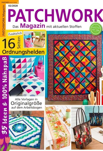 Patchwork Magazin 2/2020 - 16 Seiten Ordnungshelden E-Paper