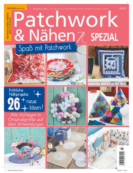 Patchwork und Nähen 3/2018 - Spaß mit Patchwork Printausgabe