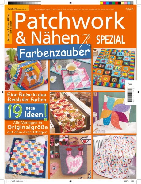 Patchwork und Nähen 5/2018 - Farbenzauber Printausgabe