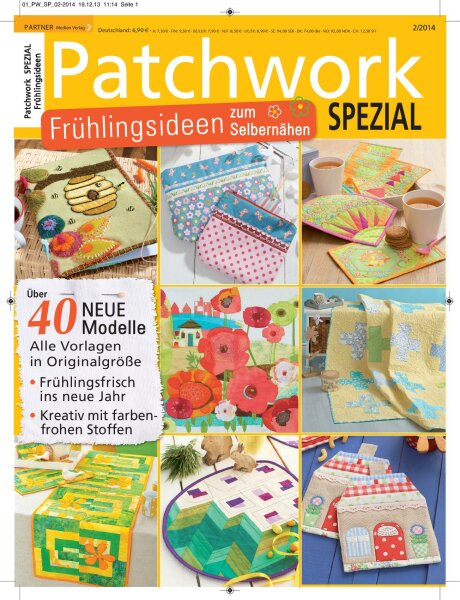 Patchwork und Nähen 2/2014 - Frühlingsideen zum Selbernähen E-Paper