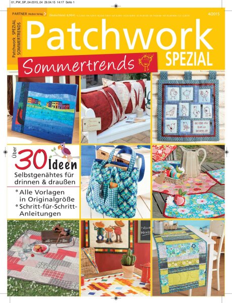 Patchwork und Nähen 4/2015 - Sommertrends E-Paper