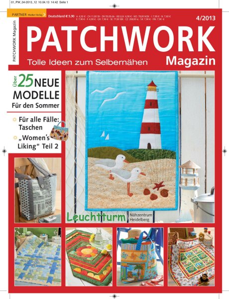 Patchwork Magazin 4/2013 Printausgabe oder E-Paper