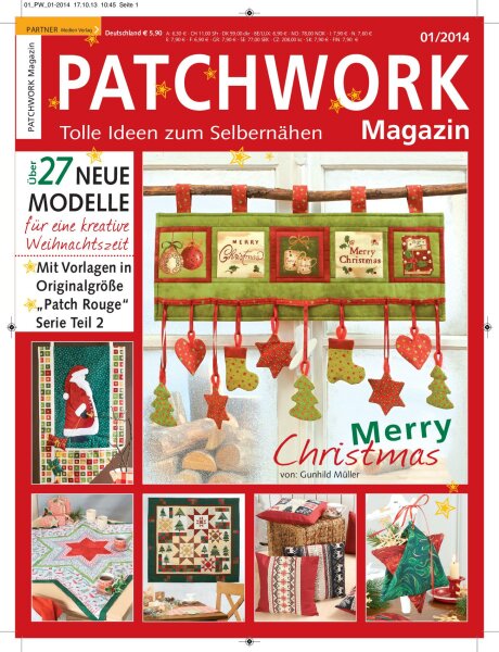 Patchwork Magazin 1/2014 Printausgabe oder E-Paper
