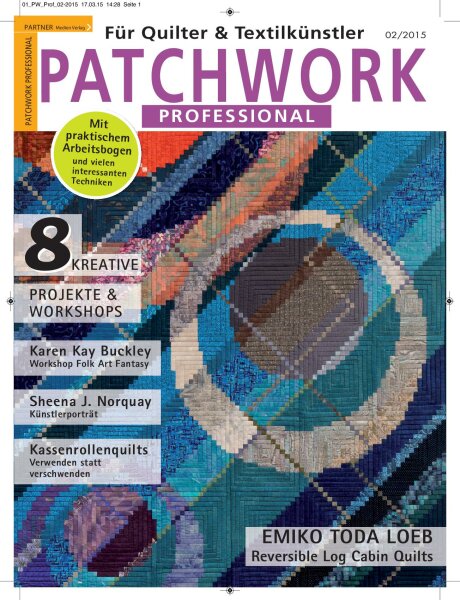 Patchwork Professional 2/2015 Printausgabe oder E-Paper