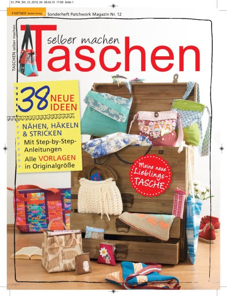 Taschen selber machen - Patchwork Magazin Sonderheft 12/2015 E-Paper